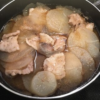 大根と豚肉のミルフィーユ鍋